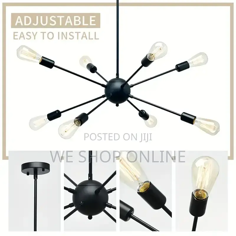8 Arm Sputnik Chandelier Light