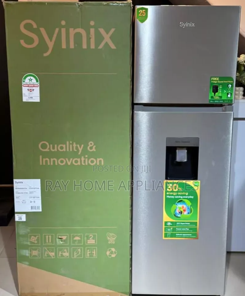 257litres No Frost Double Door Syinix Refrigerator