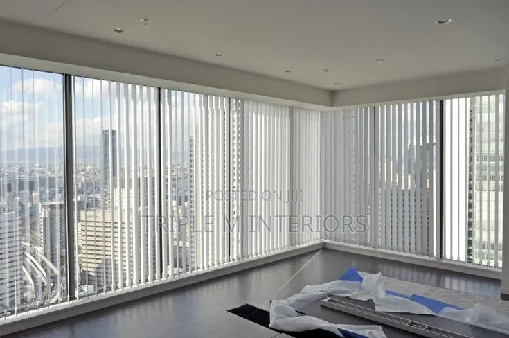 Heat Glare Resistant Vertical Blinds for Offices
