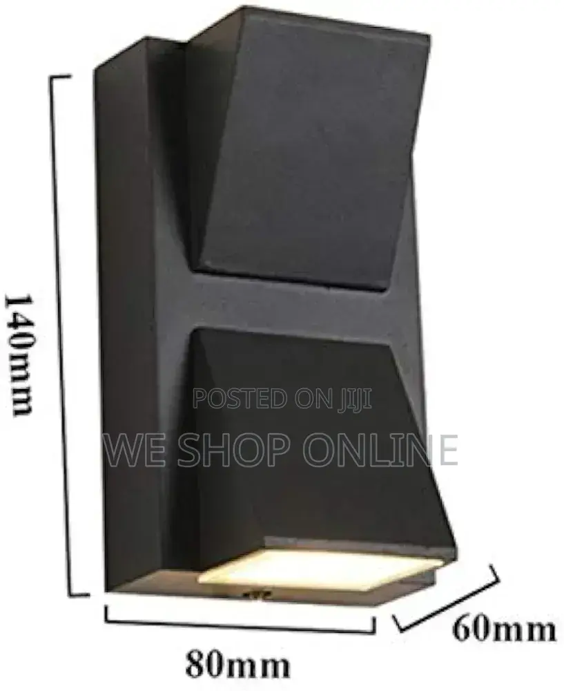 Square Shaped Up and Down Wall Light