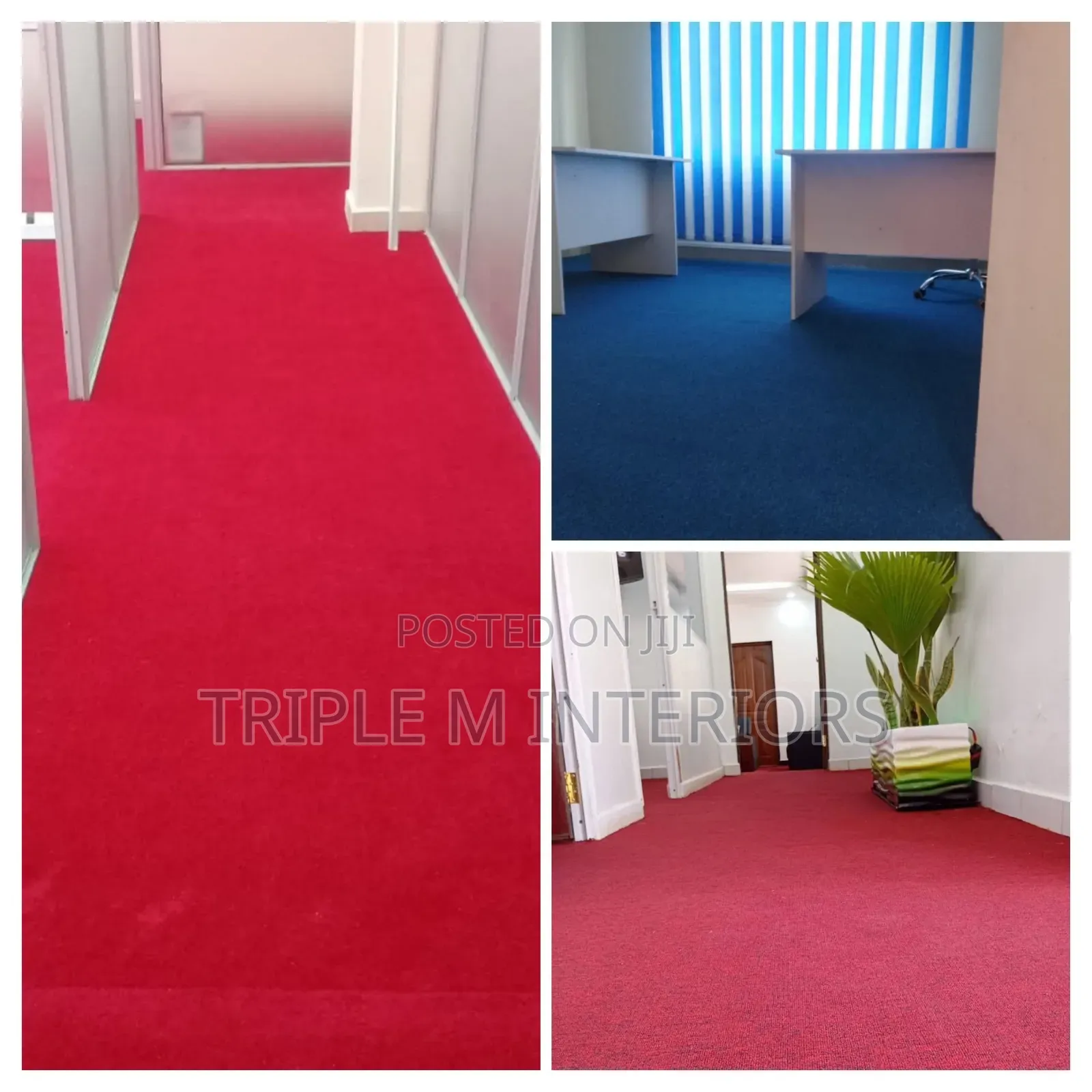 Soft Texture Office Delta Carpet Design