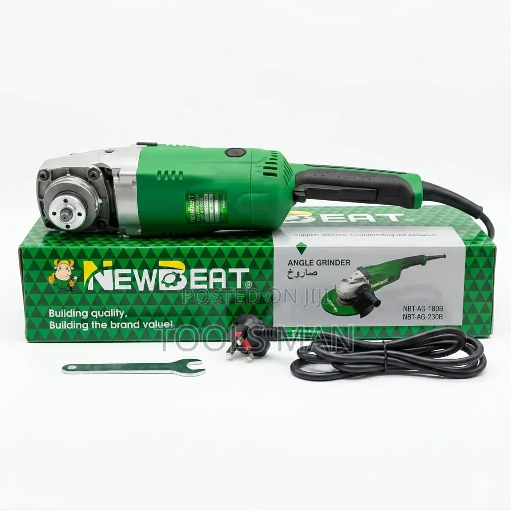 Newbeat Professional Heavy Duty Angle Grinder NBT-Ag-180b/230b.