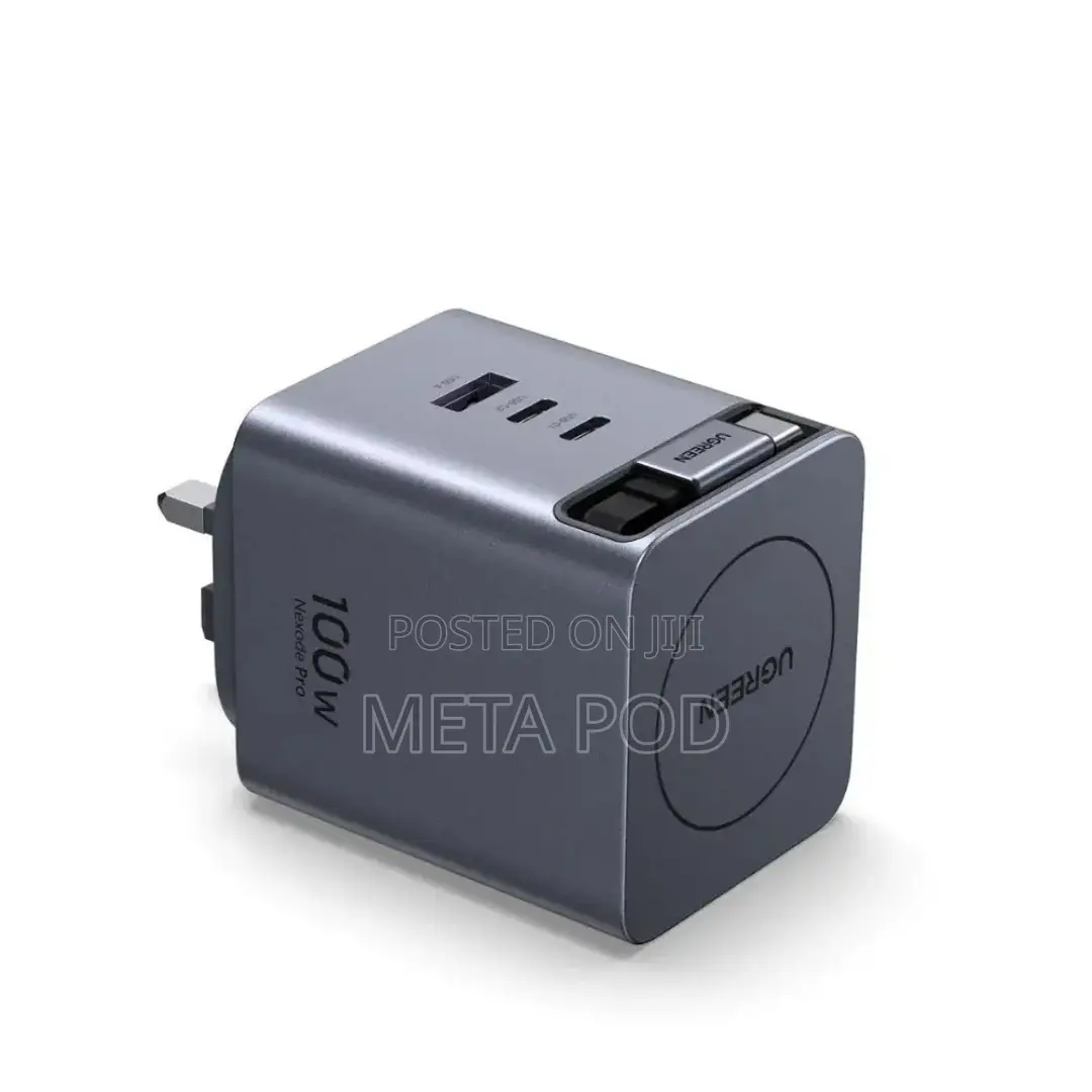 Ugreen Nexode Pro 100w 3-Port Gan Fast Charger Set Uk