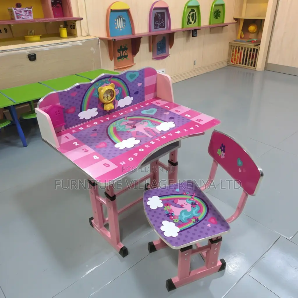 Imported Modern Children Study Desk Chair Set
