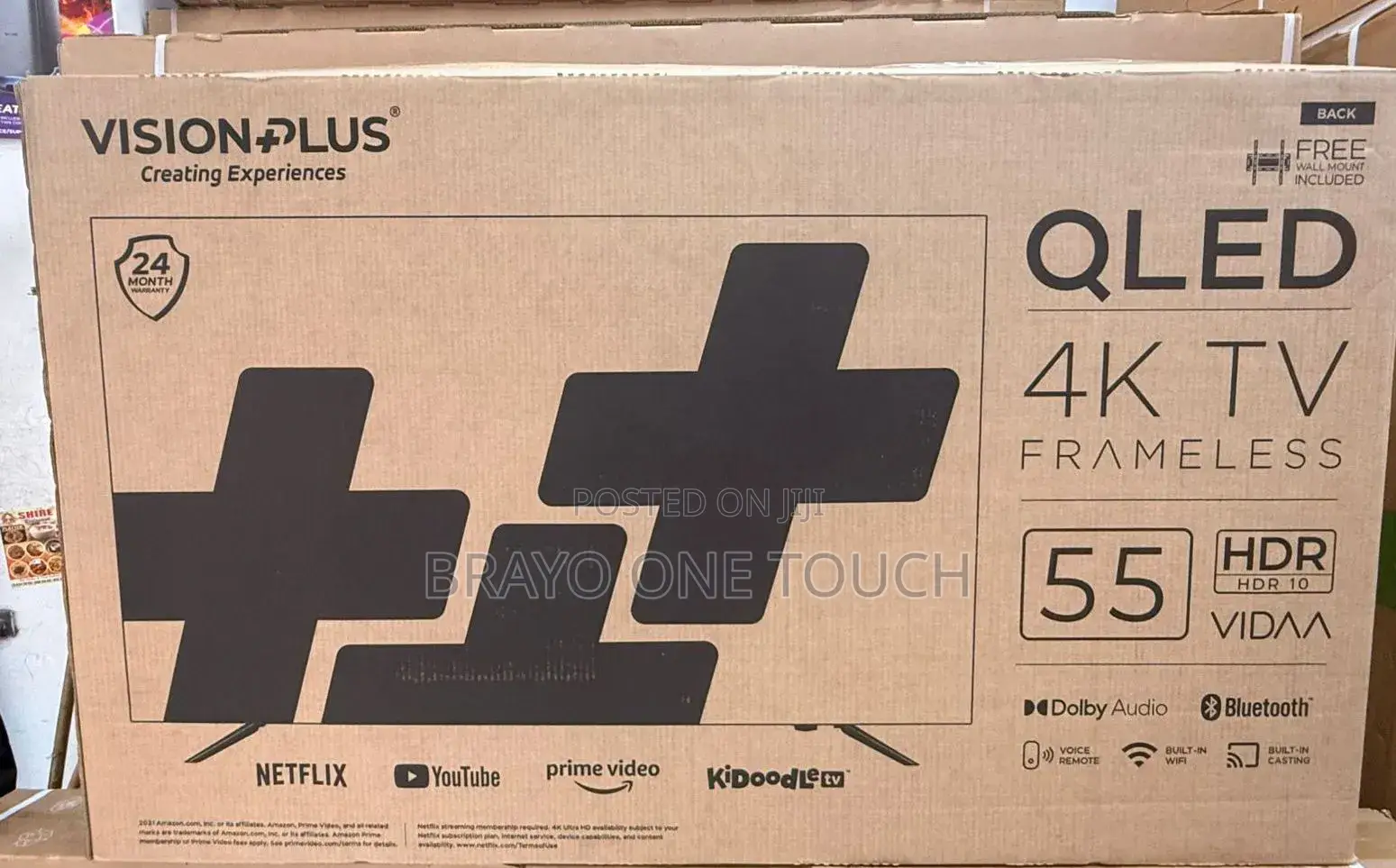 Vision Plus 50′′ Vp8850qv Qled Vidaa Tv