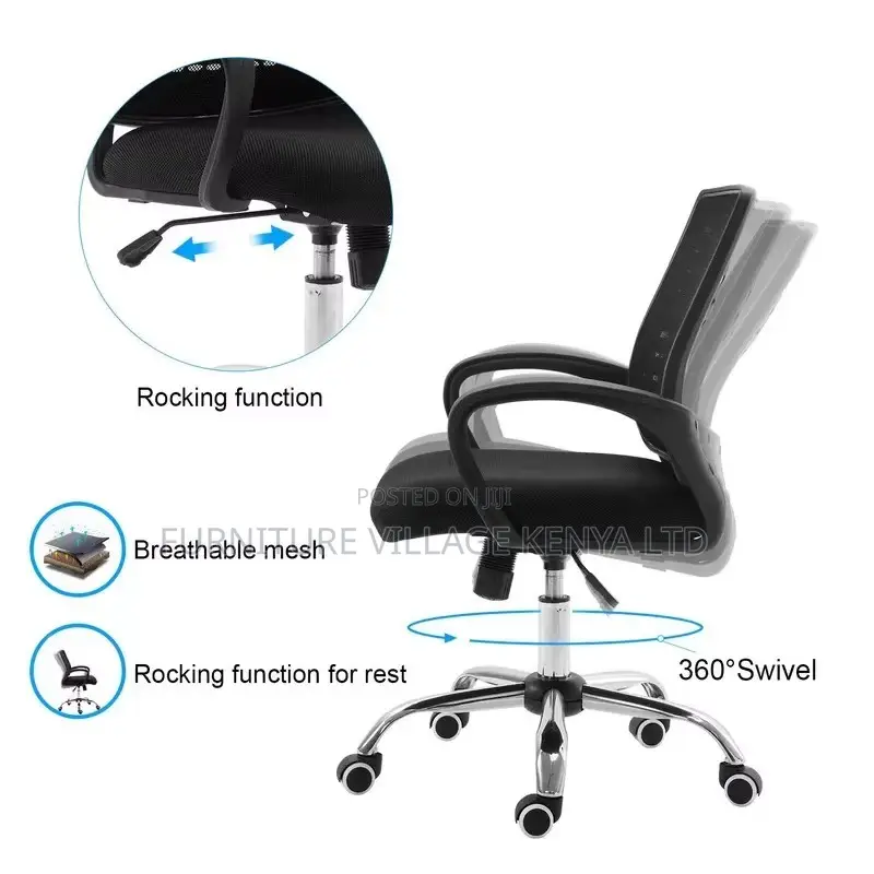 Clerical Mesh Meeting Conference Office Chair