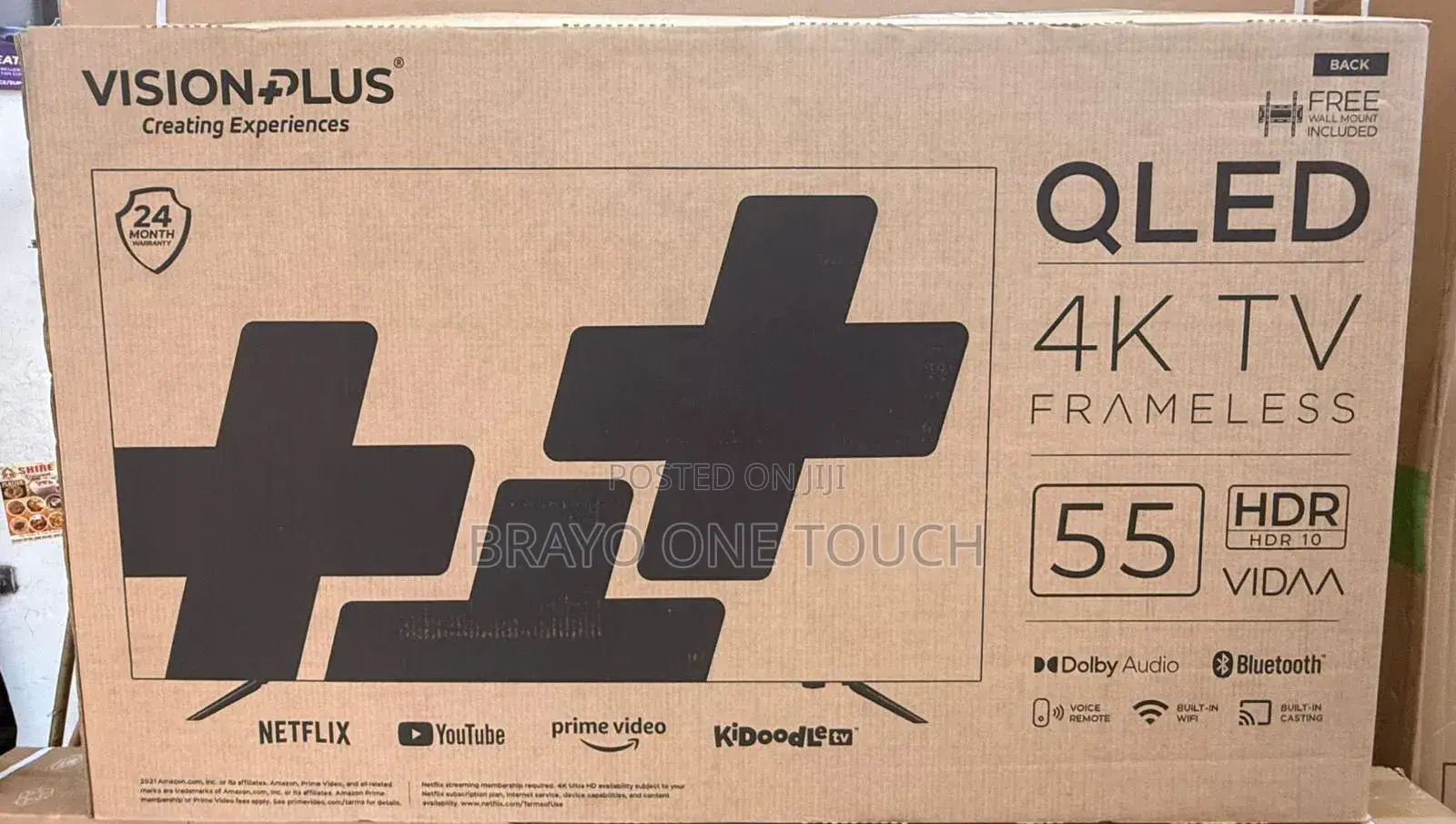 Vision Plus 50′′ Vp8850qv Qled Vidaa Tv
