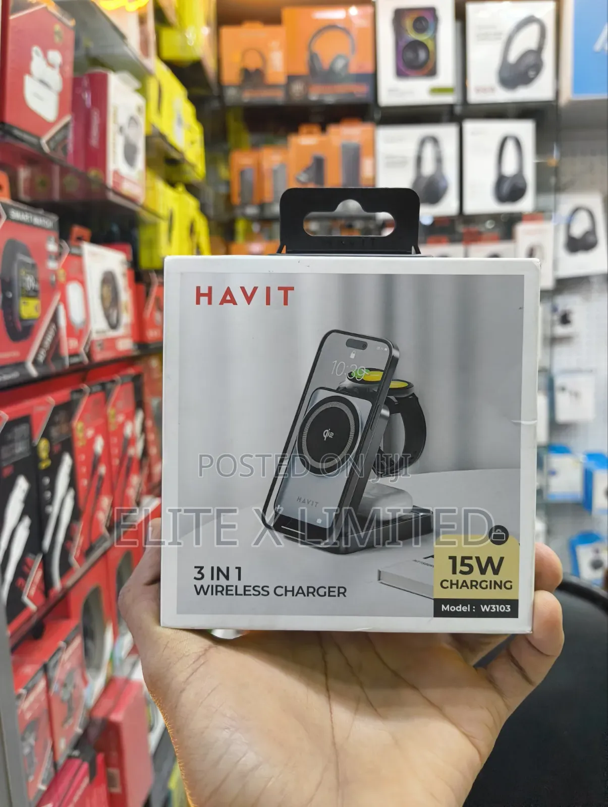 Havit 3 in 1 Wireless Charger W3103