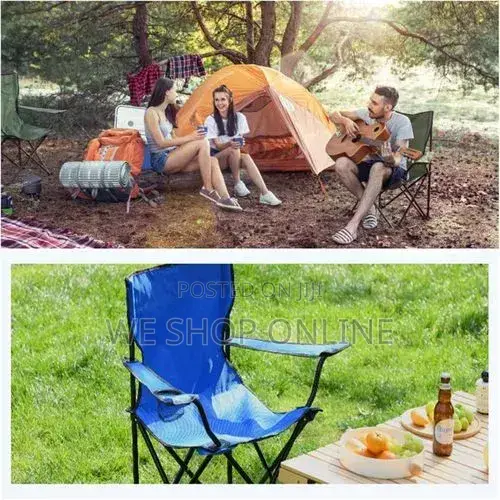 Outdoor Camping Chair Metallic Frame Waterproof