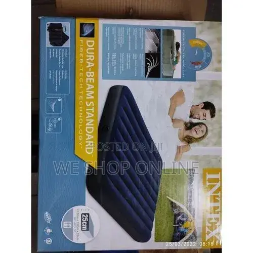 Intex Camping/ Air Bed/ Air Mattress With Pump