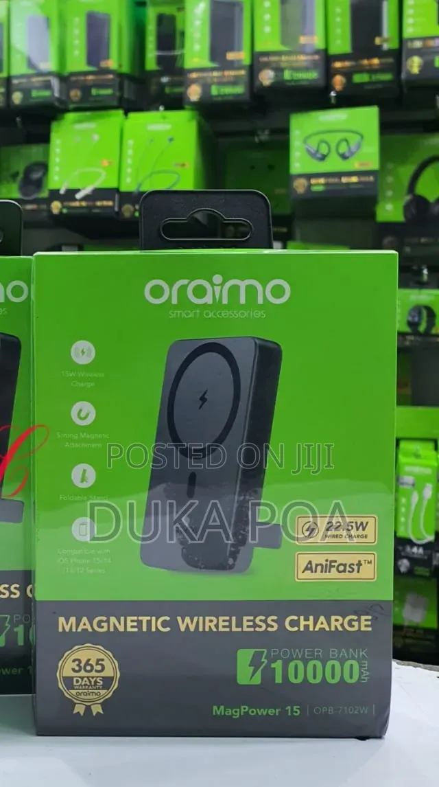 Oraimo Magnetic Wireless Powerbank 10000mah