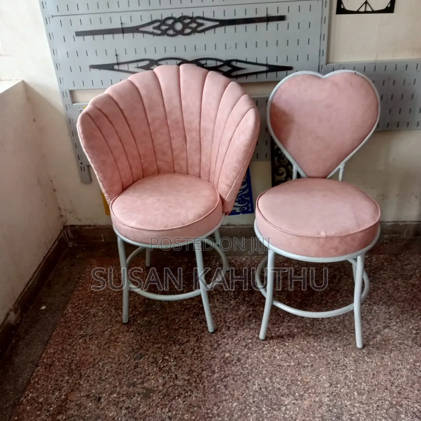 Pink Refined Parlour Seats