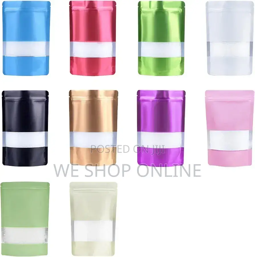 10*15cm 50pcs Coloured Kraft Pouch Bags