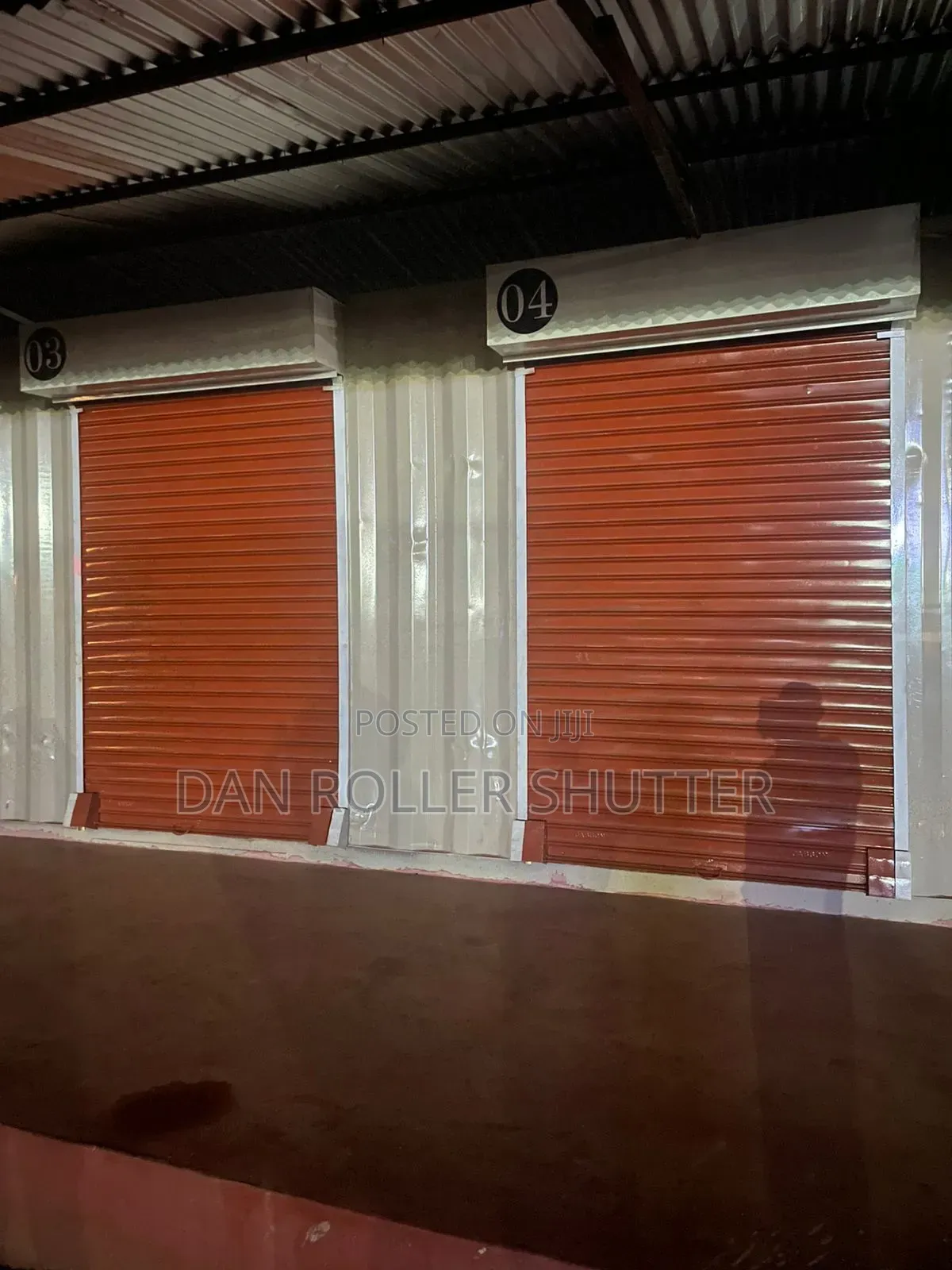 Secure Steel Shop Shutter