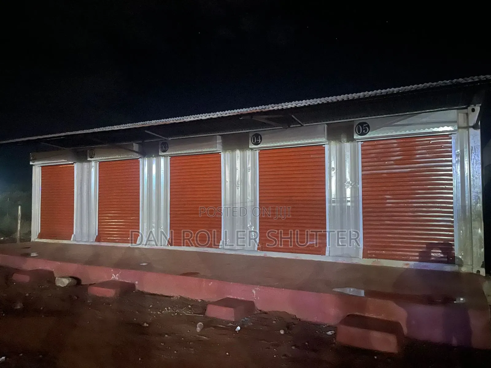 Secure Steel Shop Shutter