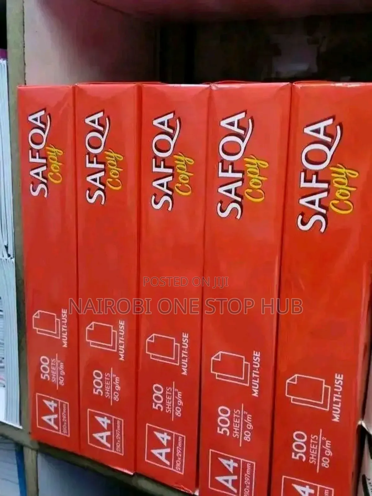 Safqa Copier Paper A4 – 80gsm (500 Sheets) at KSH 550