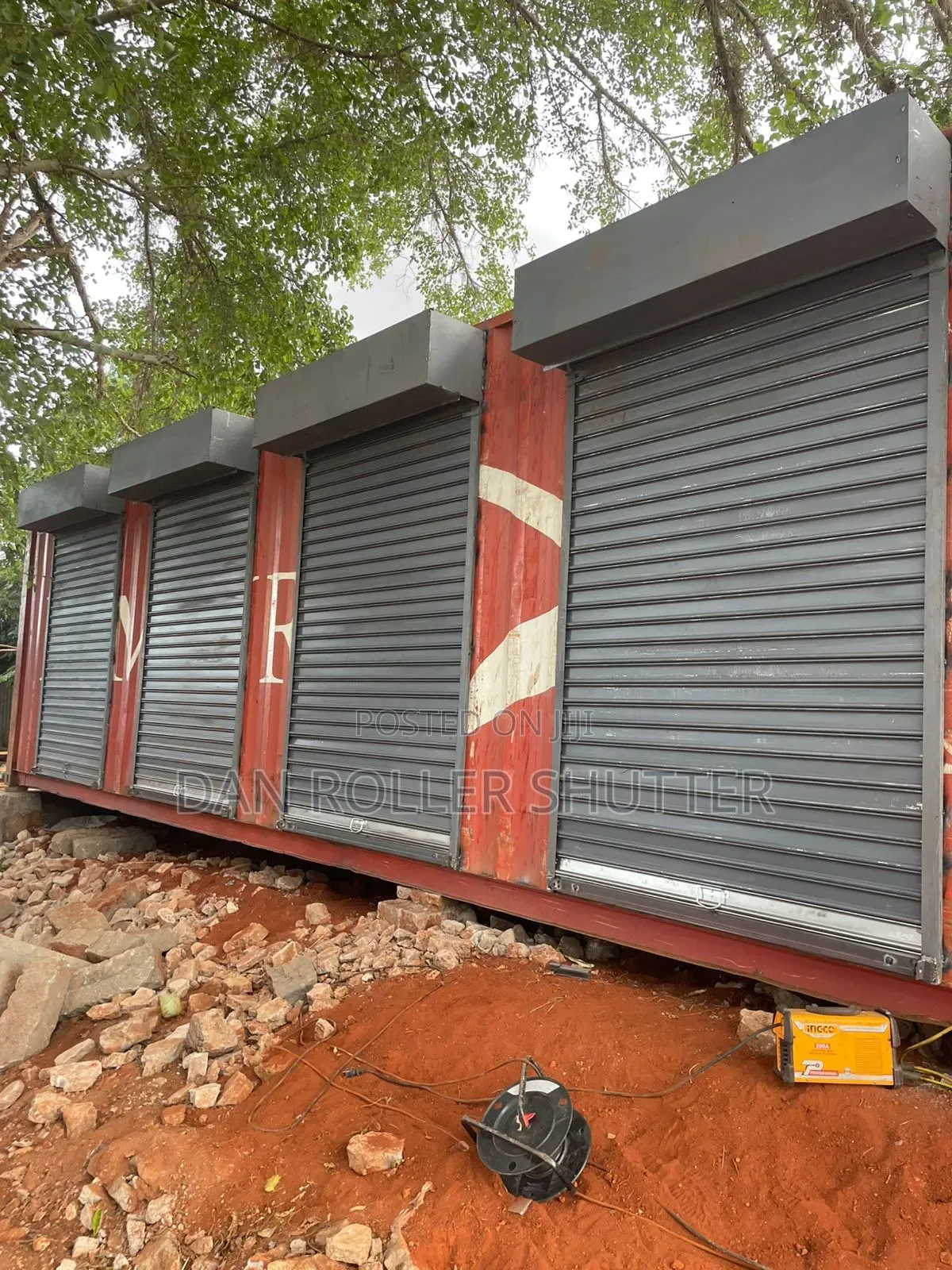 Steel Manual Shop Door