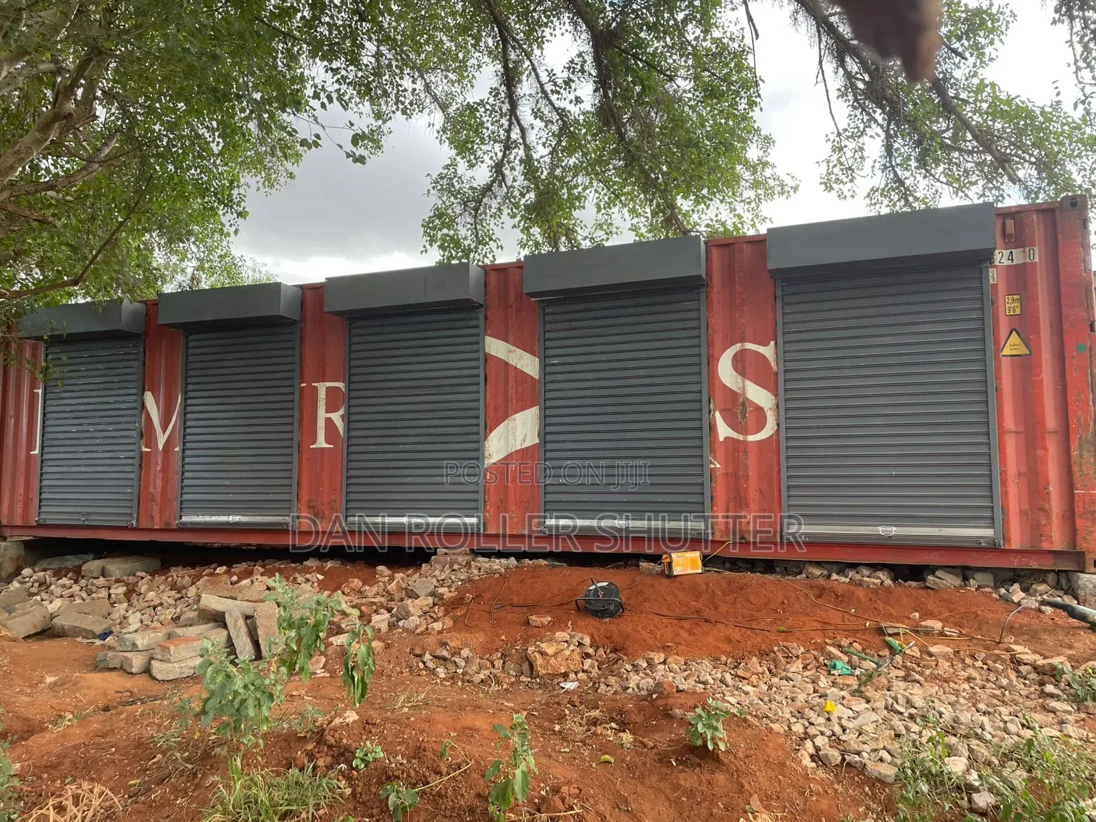 Steel Manual Shop Door