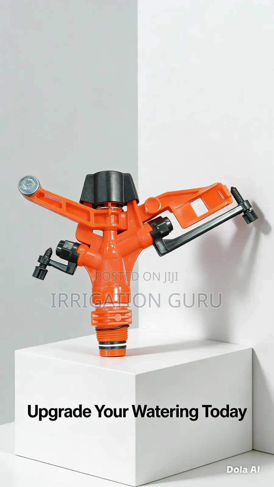 Orange and Black Sprinkler