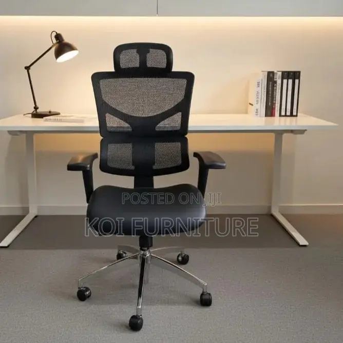 Office Chairs; Executive High Back Orthopedic Office Mesh Chair