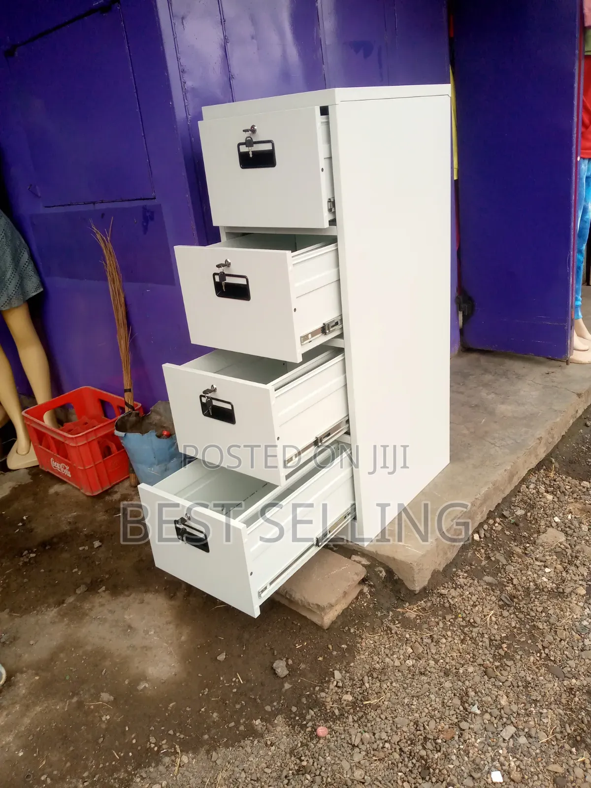 Best 4 Drawers White All Locked