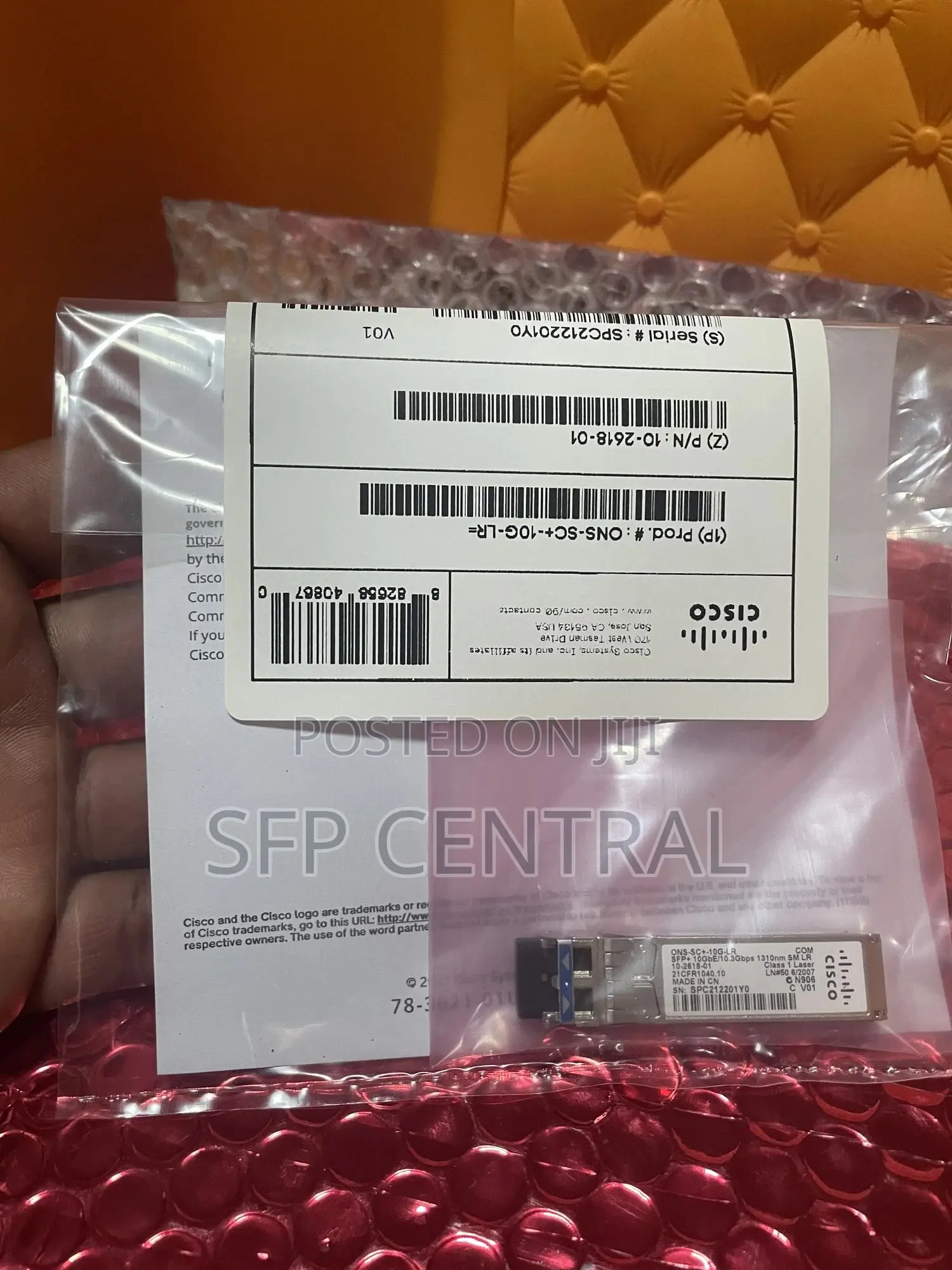 Cisco Ons-Sc+-10g-Lr Transceiver Module 10-2618-01