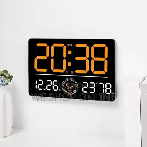 Modern Led Digital Alarm Clock, 33*22cm