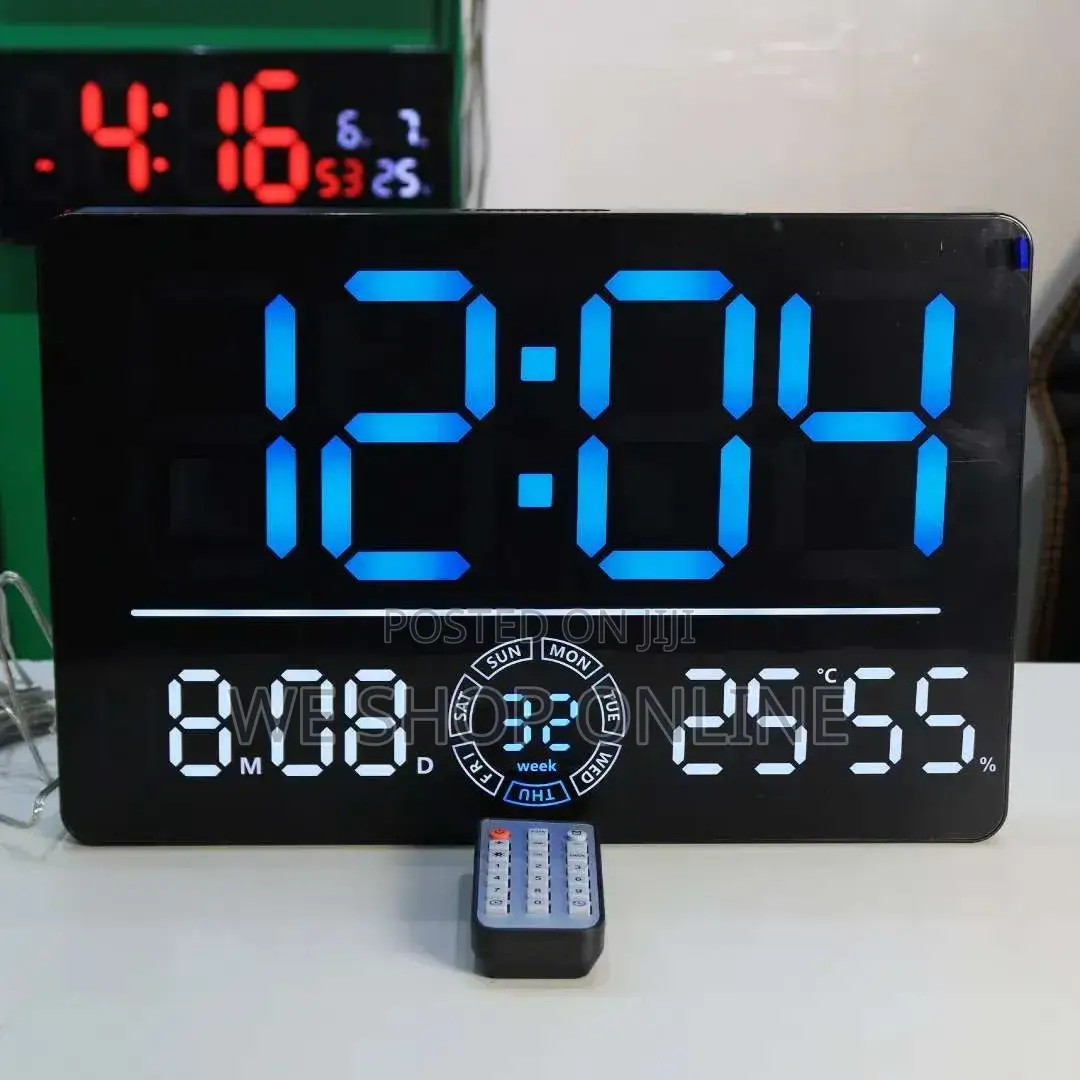 Modern Led Digital Alarm Clock, 33*22cm