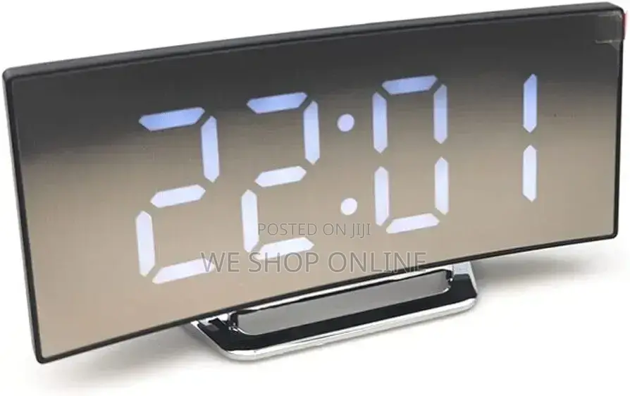 Curved Digital Clock