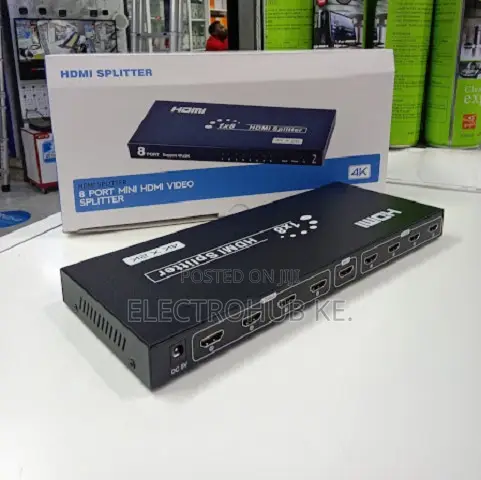 8 Way Hdmi Splitter - 1080p Hd Video Distributor