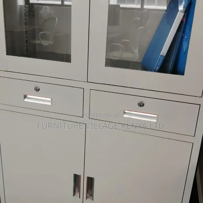 2-Swing Door Filling Cabinet With 2-Drawers