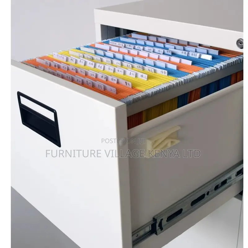 4-Drawers Modern Metallic Storage Locker