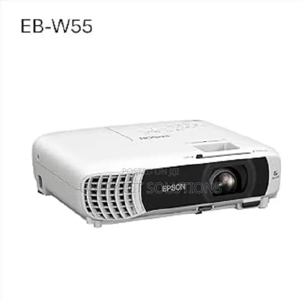 Epson Eb-W55 Wxga 4000 Lumen Projector, Built-in Wifi,