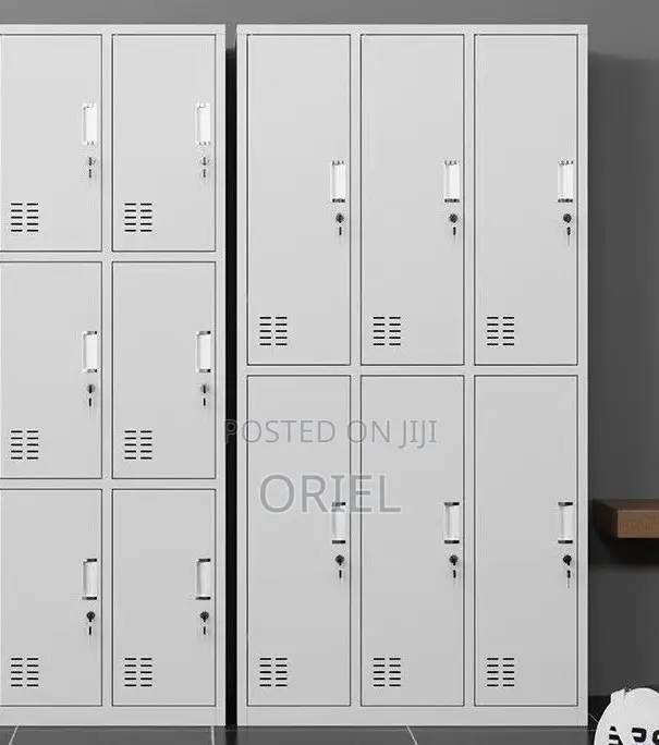 Office Cabinet : Office 6-Door Metallic Steel Cabine
