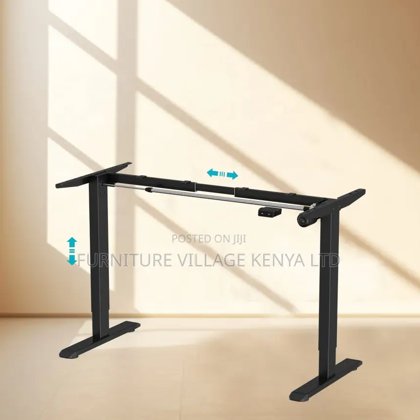 White Electric Height Adjustable Imported Gaming Desk