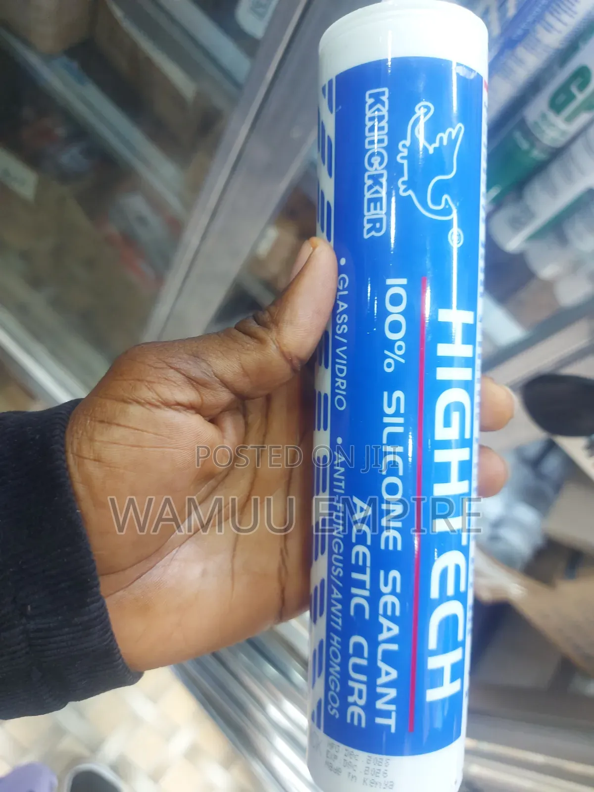 Knicker Hightech 100% Silicone Sealant, Acetic Cure(Acetoxy) Adhesive.