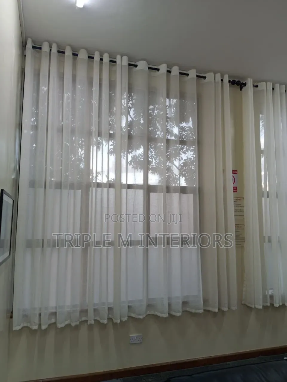 White Essence Window Drapes