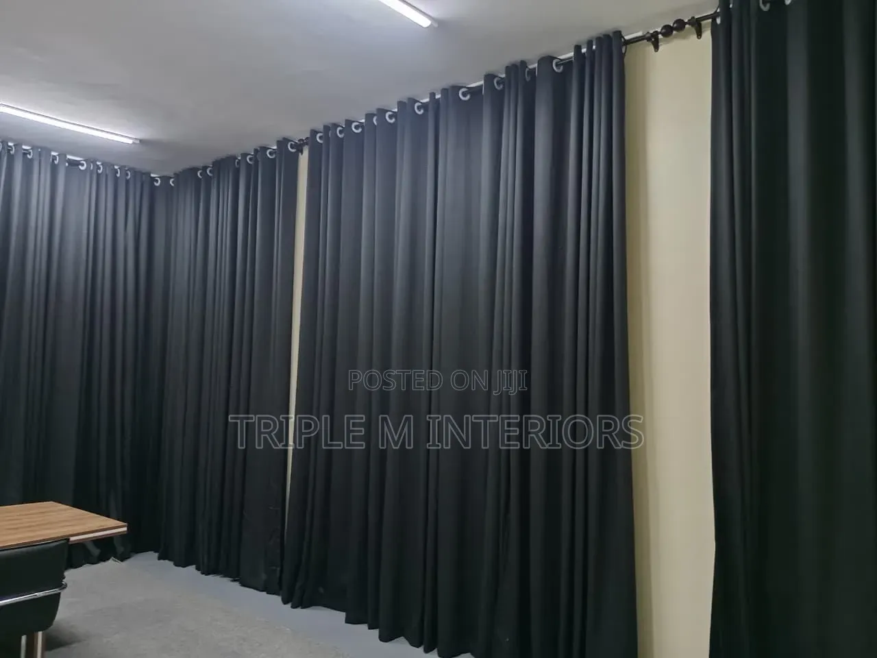 Royal Black Curtain Collection