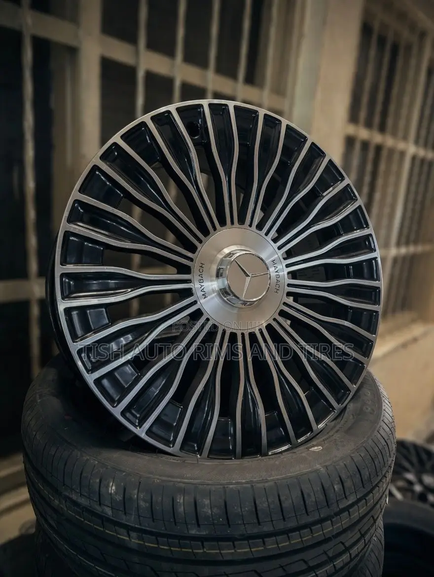 Black Silver Multi Sporkes 19 Inch Mercedes Maybach Benz Rims
