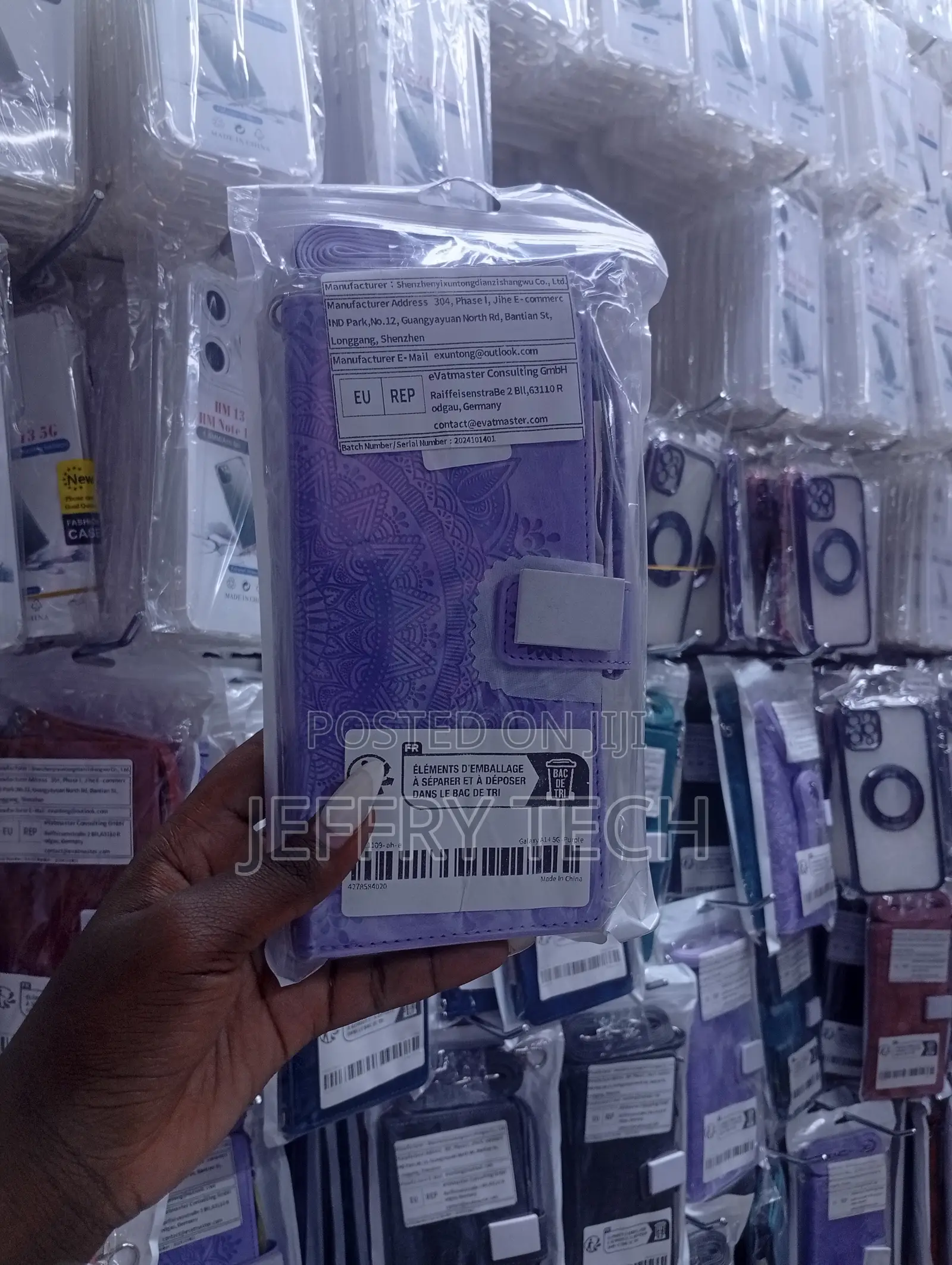 Samsung (A-Series and S-Series), iPhone, , and Tecno Wallet Case