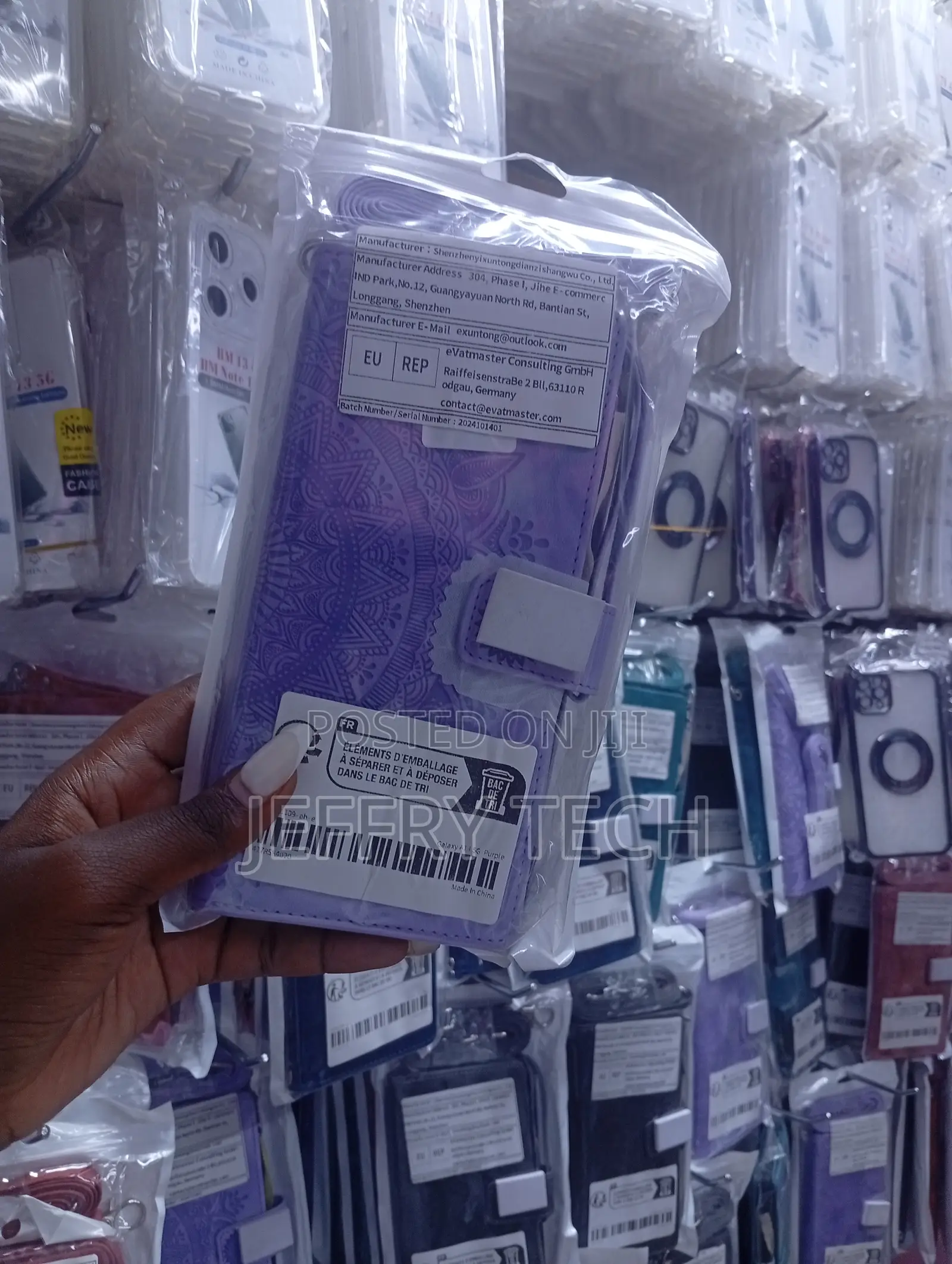 Samsung (A-Series and S-Series), iPhone, , and Tecno Wallet Case