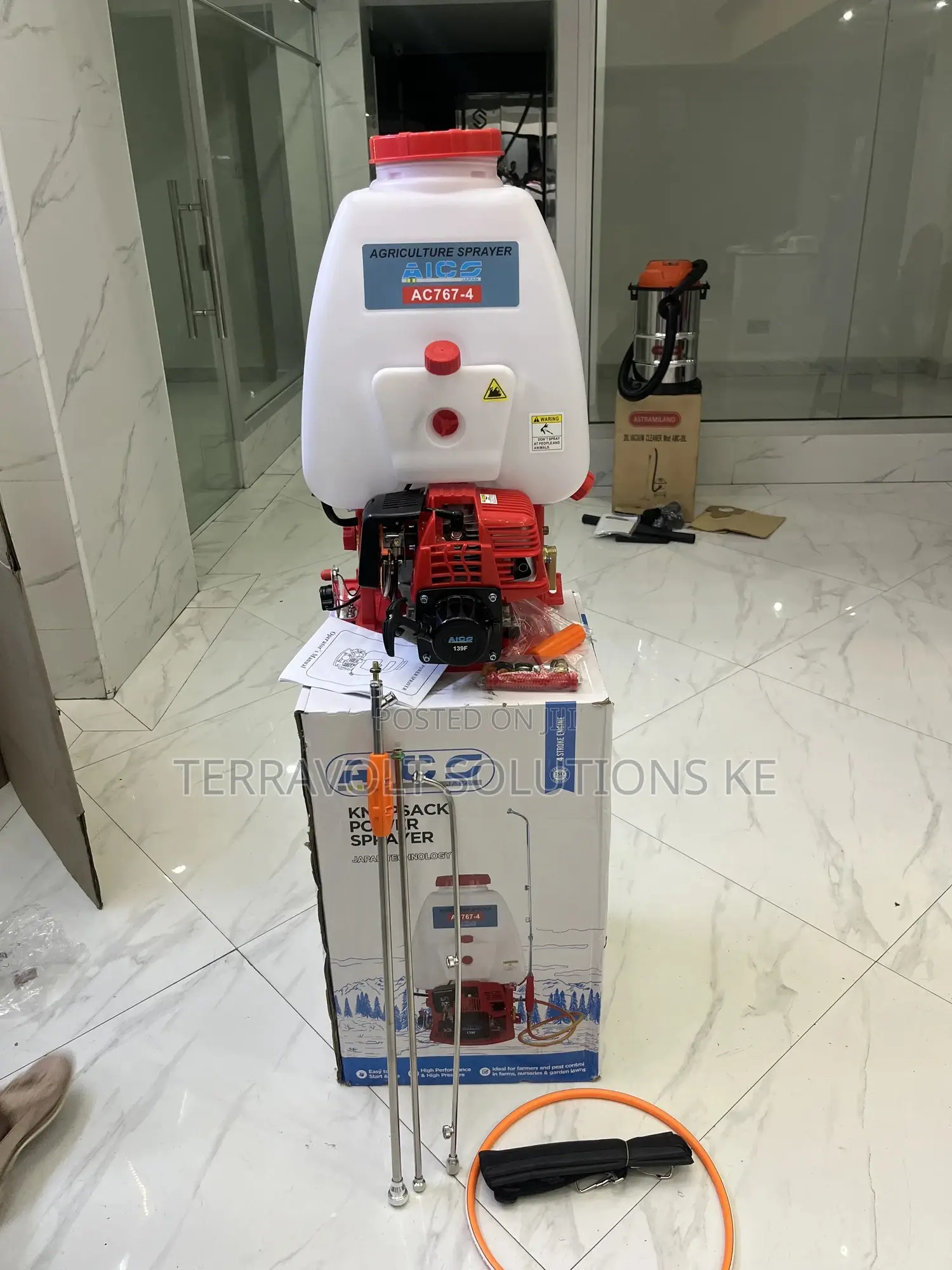 Aico Japan 25l 4-Stroke Knapsack Power Sprayer