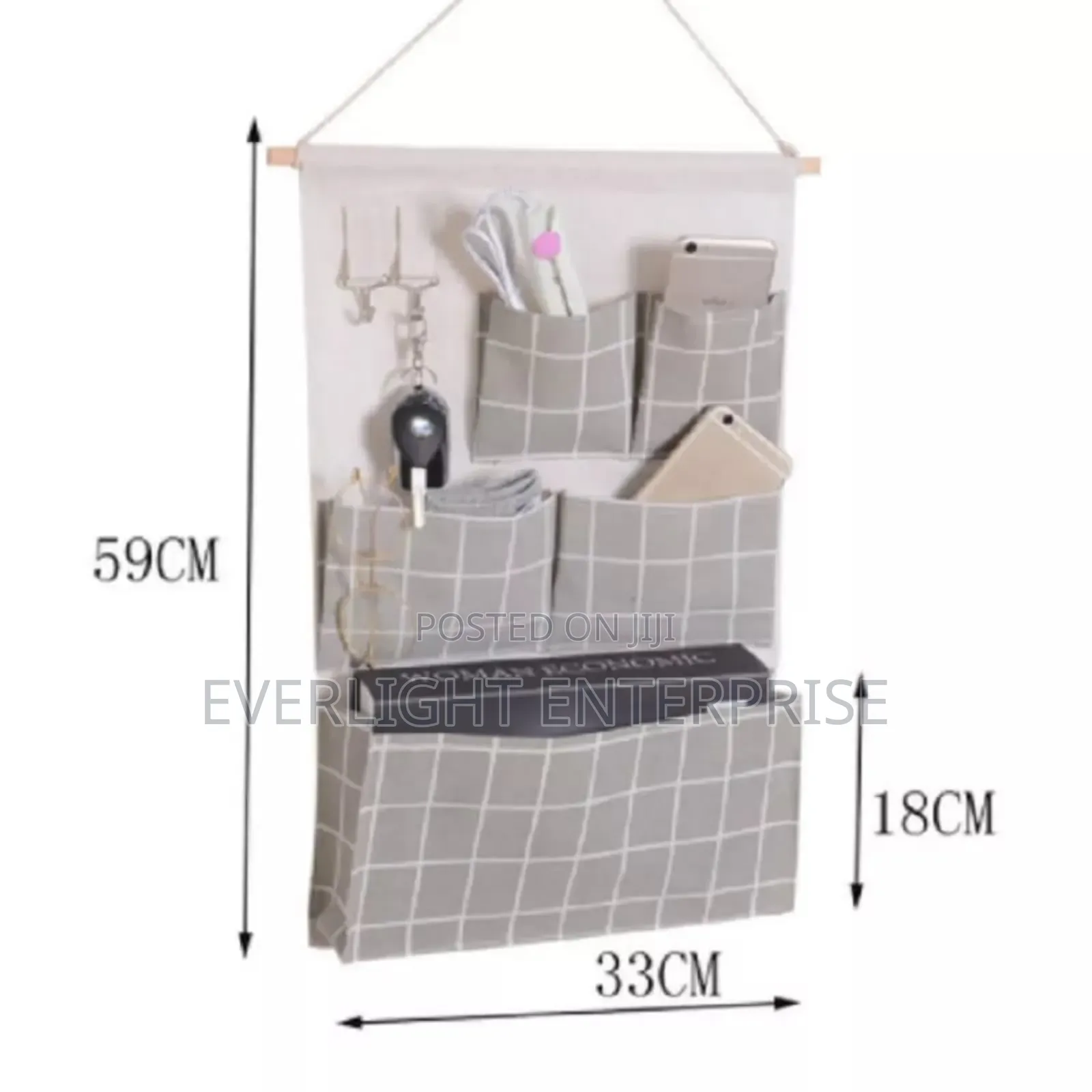 Over the Door Magazine Storage Pockets