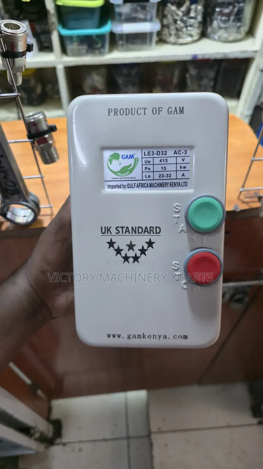 7.5hp Dol 3 Phase Starter 415v Metal