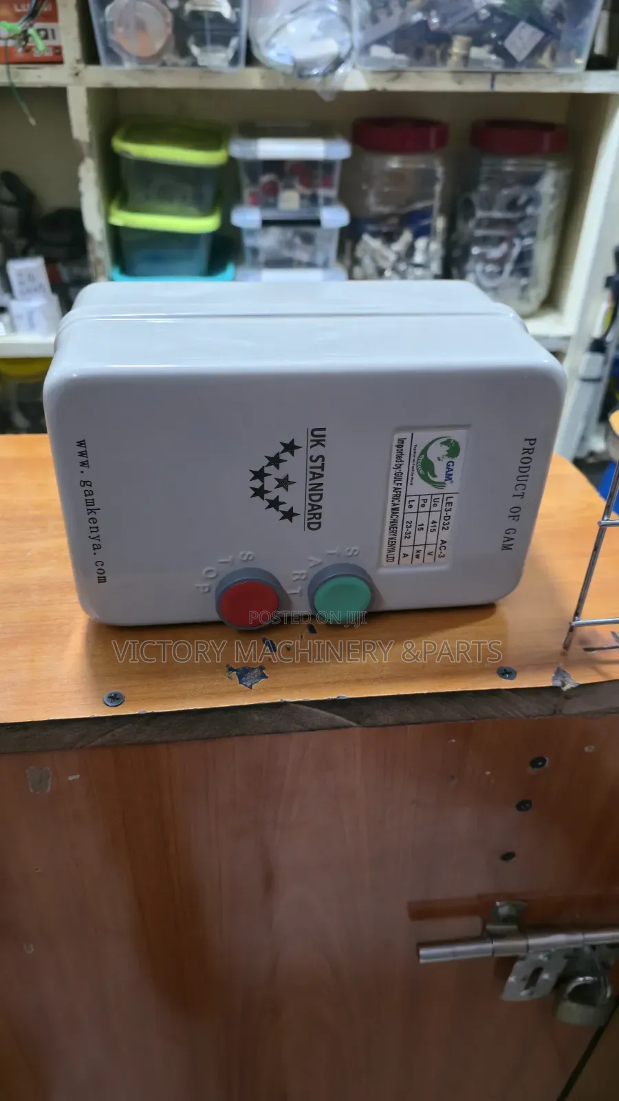 7.5hp Dol 3 Phase Starter 415v Metal