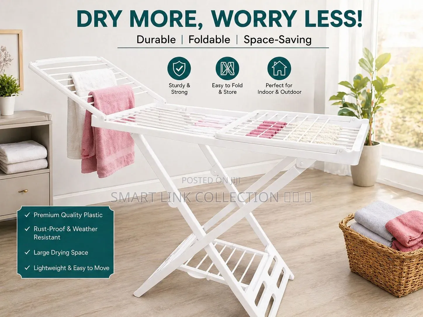 Premium Plastic Drying Rack.