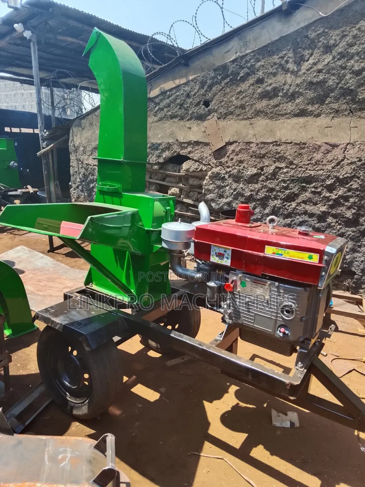 High Speed Feed Chopper With 10hp Diesel Engine