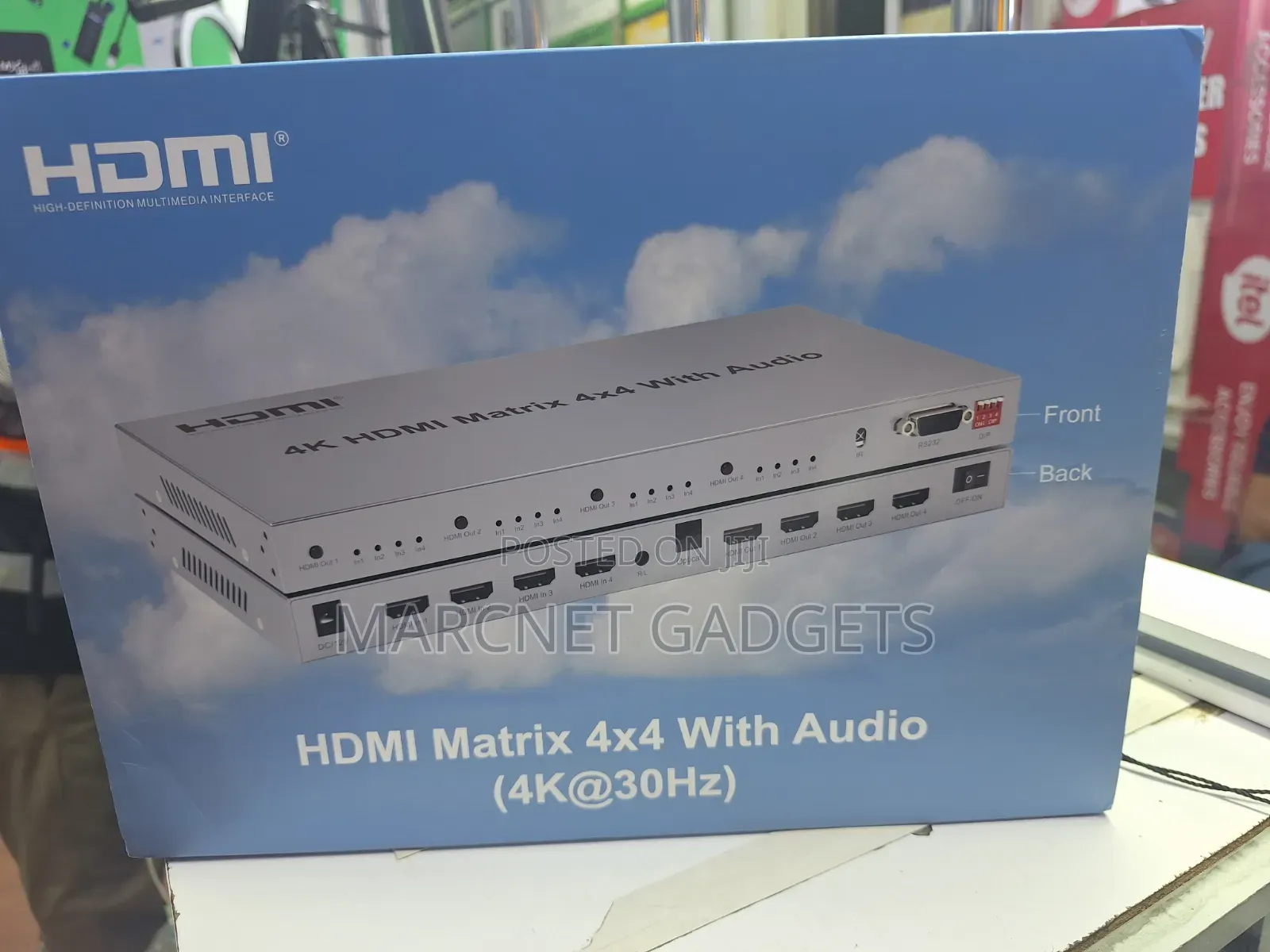 Hdmi Matrix 4×4 With Audio 30hz With Audio Optical 4 Input 4 Output
