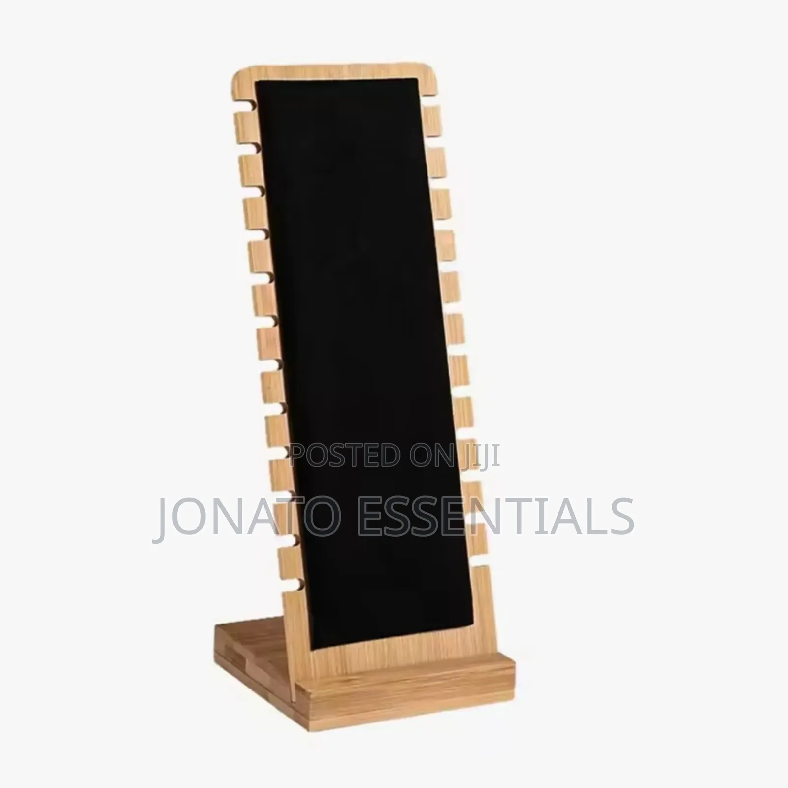 Necklace Display Stand Bamboo Jewelry Organizer Holder