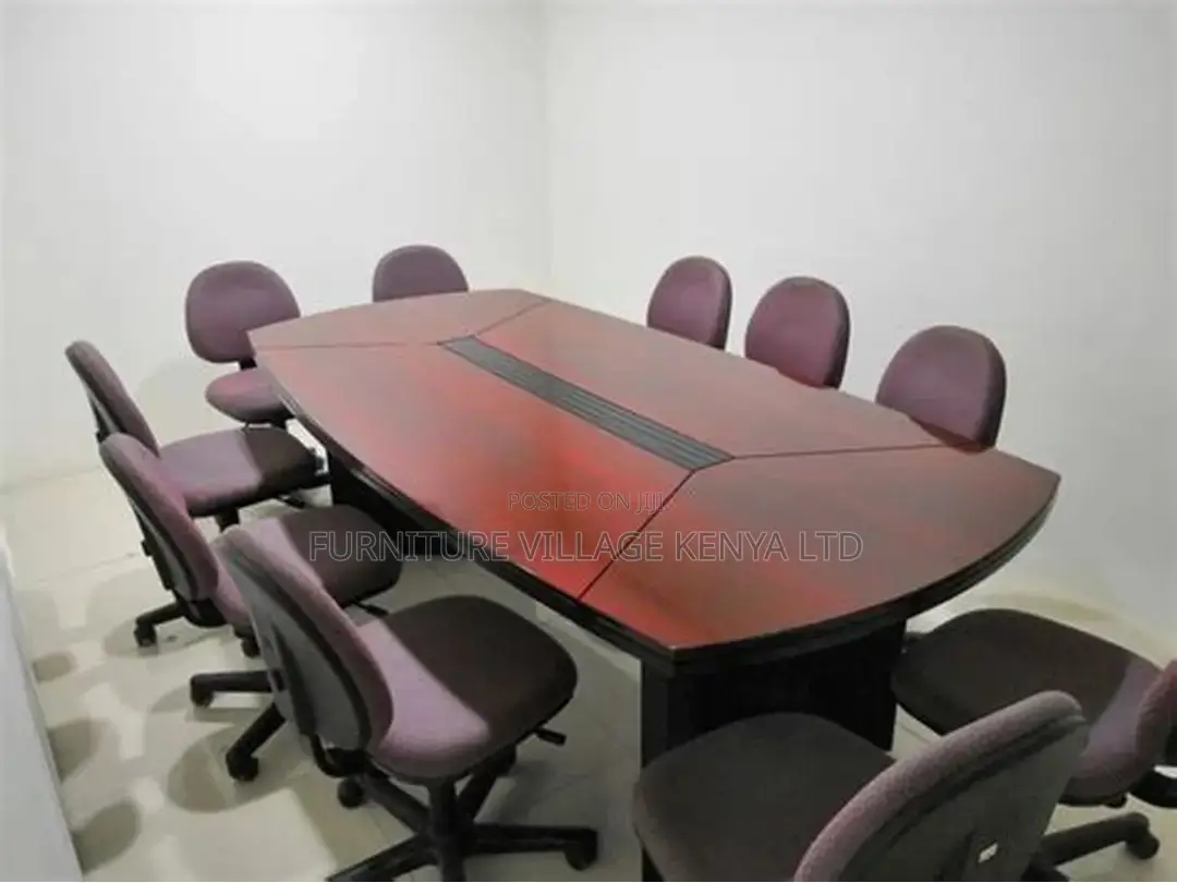 8-10 Seater Mahogany Executive Boardroom Table